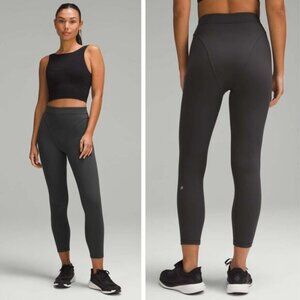 LULULEMON Wunder Train Aerobic High-Rise Tight 25" Size 2 Graphite Grey